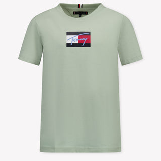 Tommy Hilfiger Kids Boys  T-Shirt Light Green