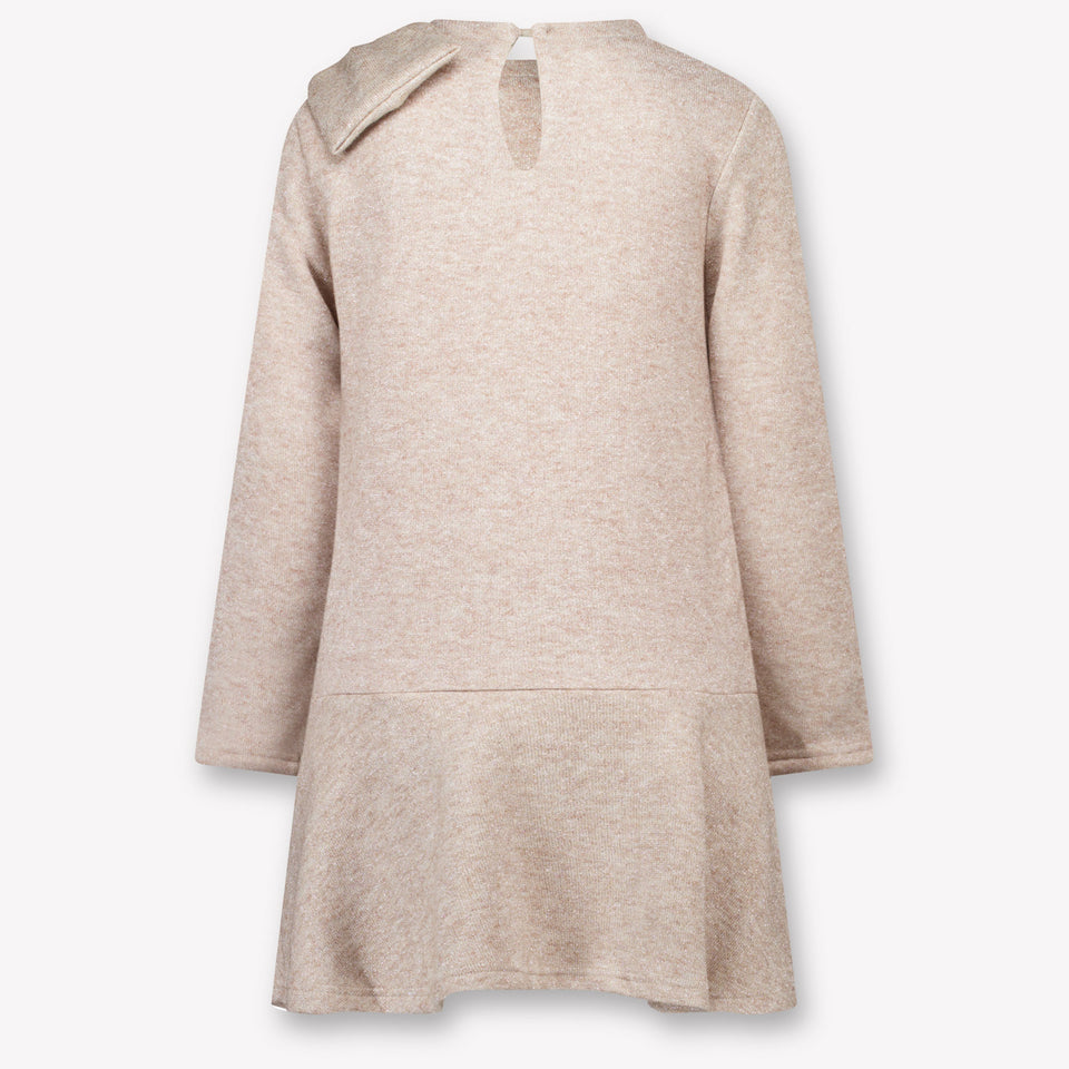 Mayoral Kids Girls Dress Beige
