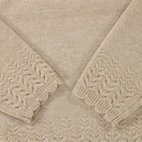 Mayoral Kids Girls Sweater in Light Beige