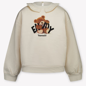 Mayoral Kids Girls Sweater in OffWhite