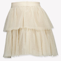 Mayoral Kids Girls Skirt Light Beige