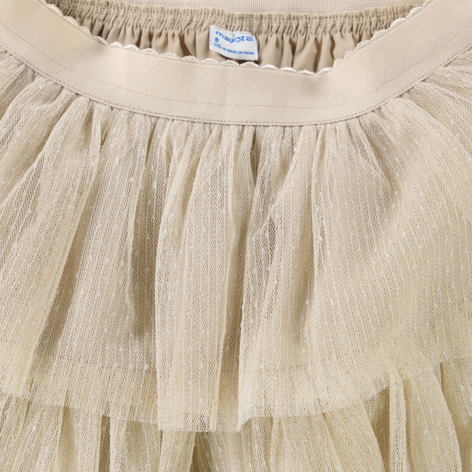 Mayoral Kinder Meisjes Rokje In Licht Beige