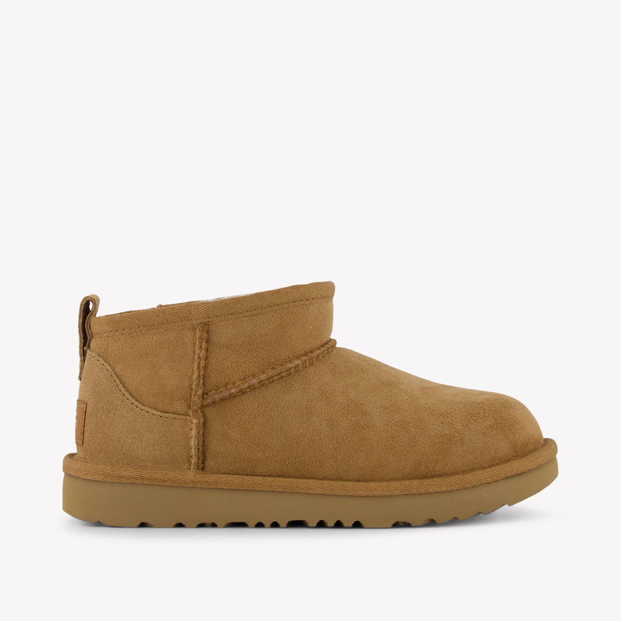 UGG Ultra Mini Kids Unisex Boots In Camel