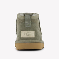 UGG Ultra mini Unisex Boots In Olive Green