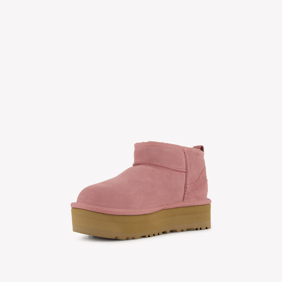 UGG Ultra Mini Platform Girls Boots In Pink