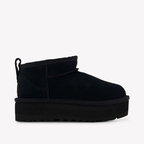 UGG Ultra Mini Platform Girls Boots In Black