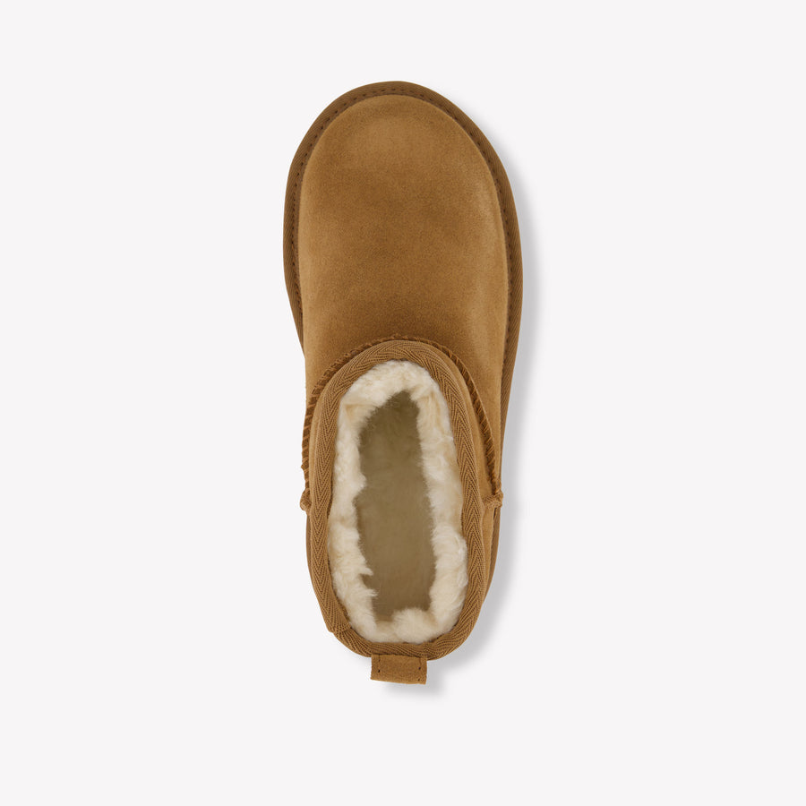 UGG Ultra Mini Platform Girls Boots In Camel