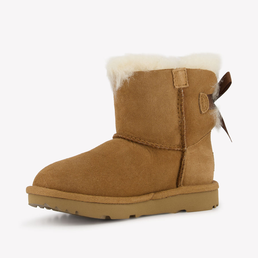 UGG Bailey Bow Girls Boots In Camel