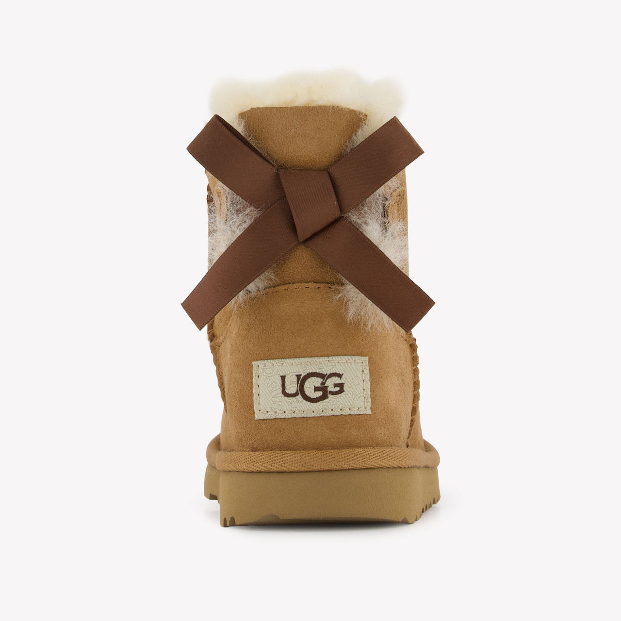 UGG Bailey Bow Girls Boots In Camel
