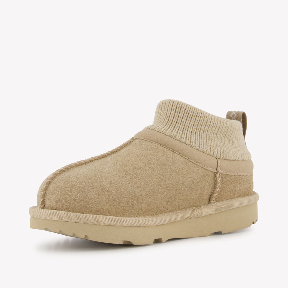UGG Stretch cuff Unisex Boots In Beige
