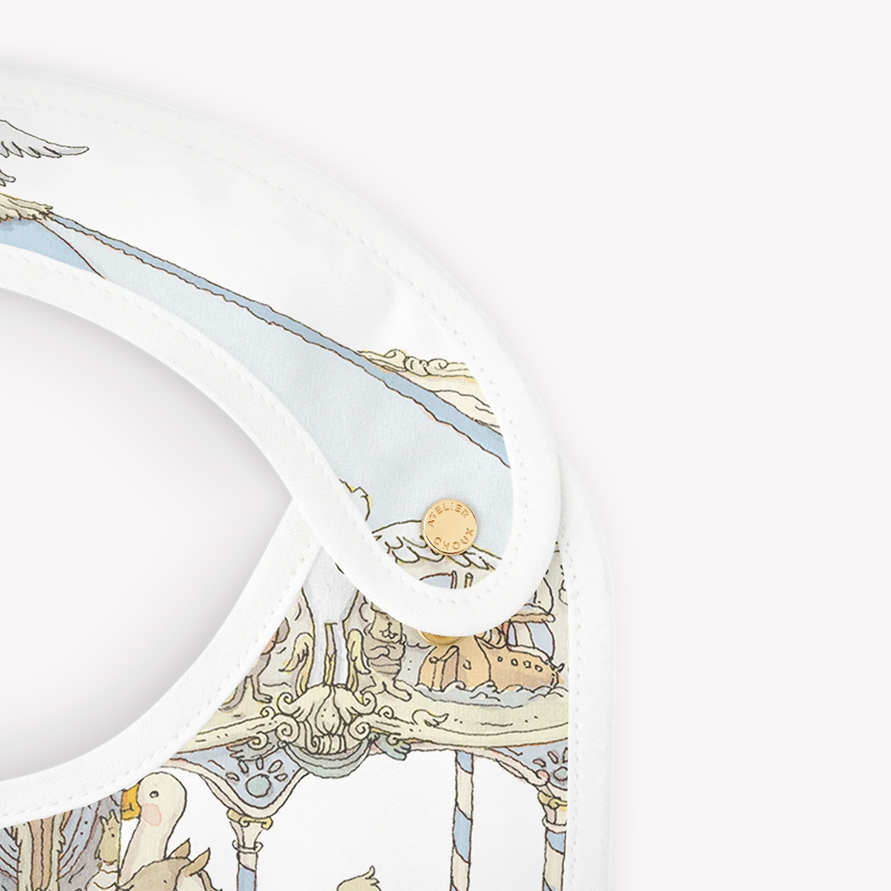 Atelier Choux Baby Slab Carousel In Licht Blauw