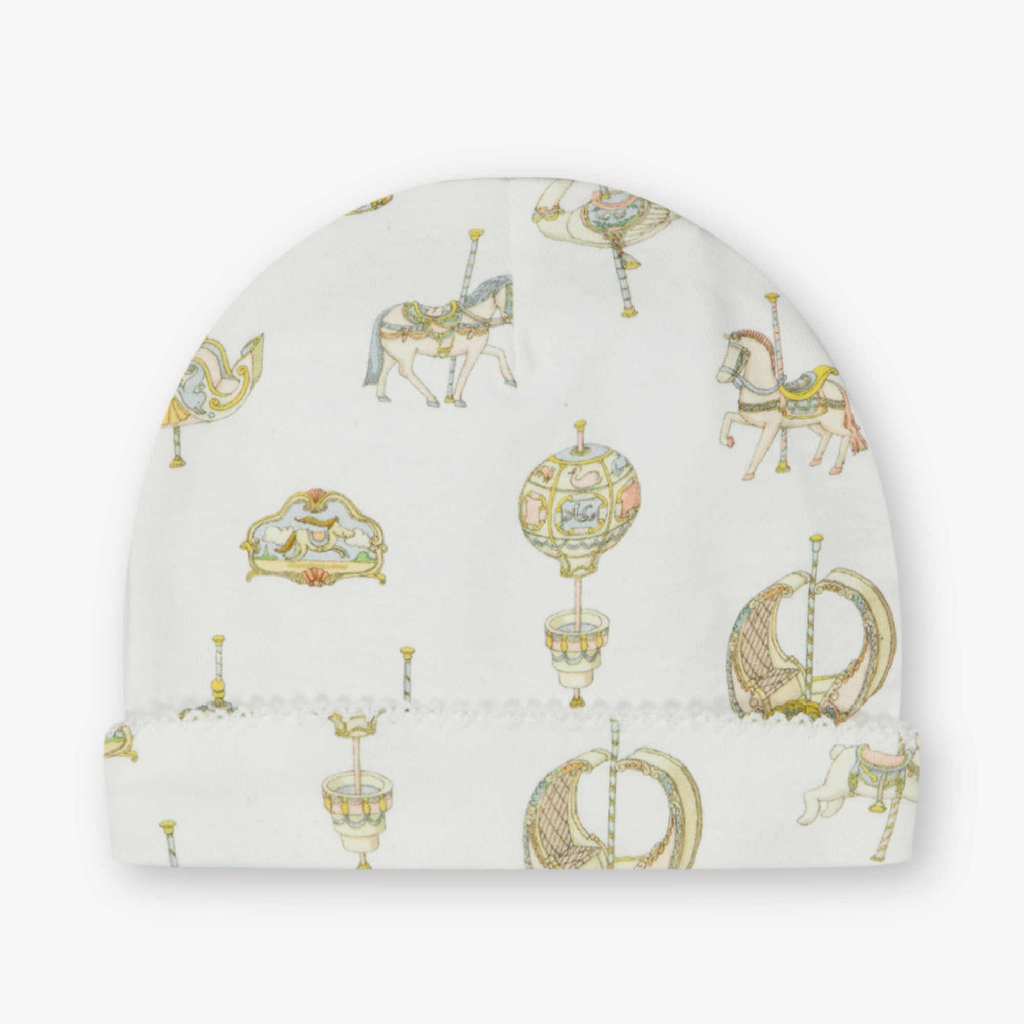 Atelier Choux Baby Unisex Muts In Wit