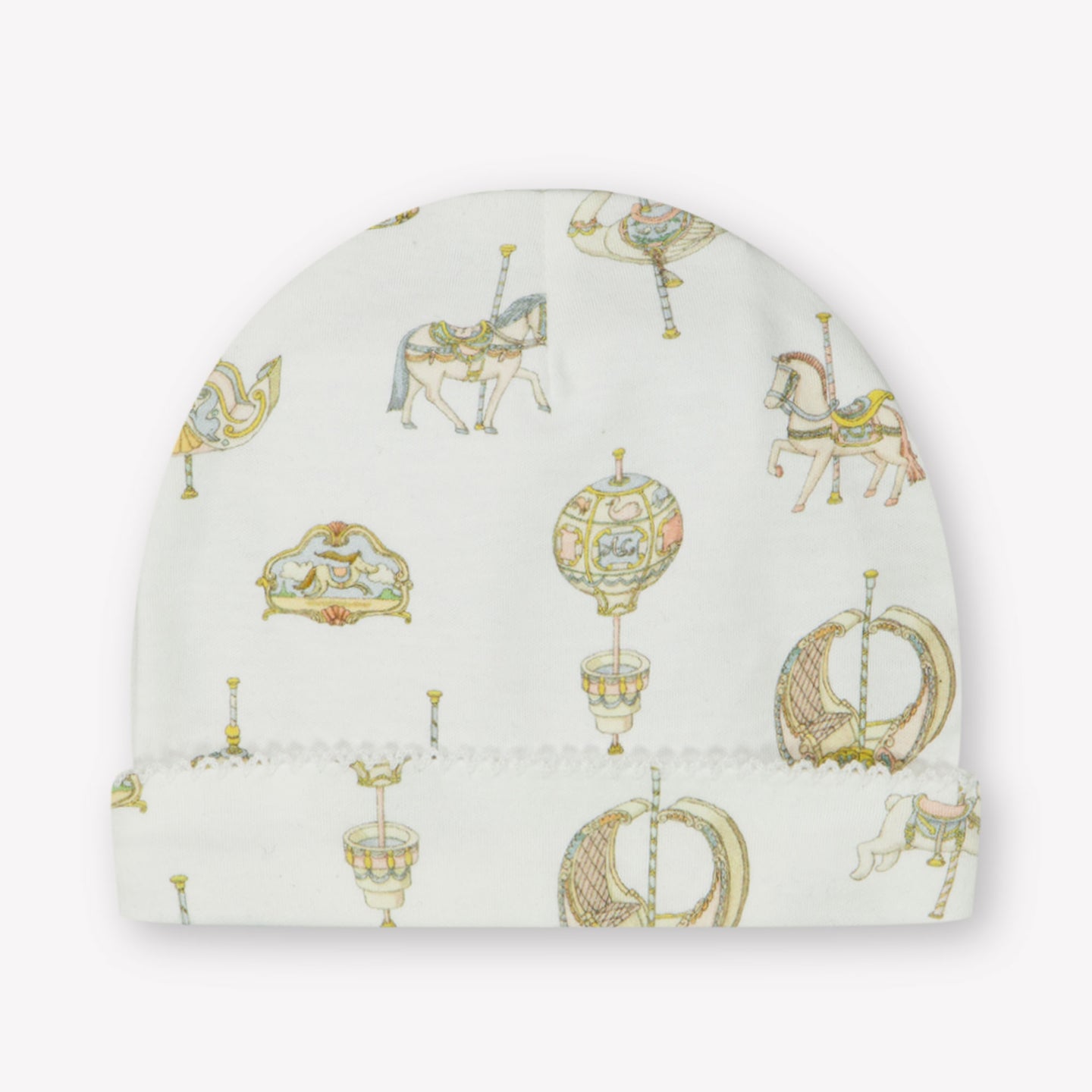 Atelier Choux Baby Unisex Hat in White