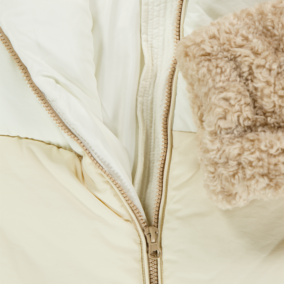 MonnaLisa Kinder Meisjes Winterjassen In Beige