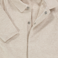 First Baby Unisex Playsuit In Beige