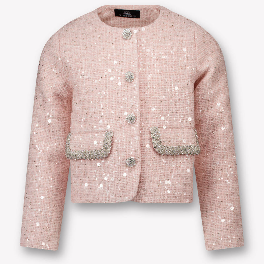 Prinsessefin Girls Blazer in Light Pink