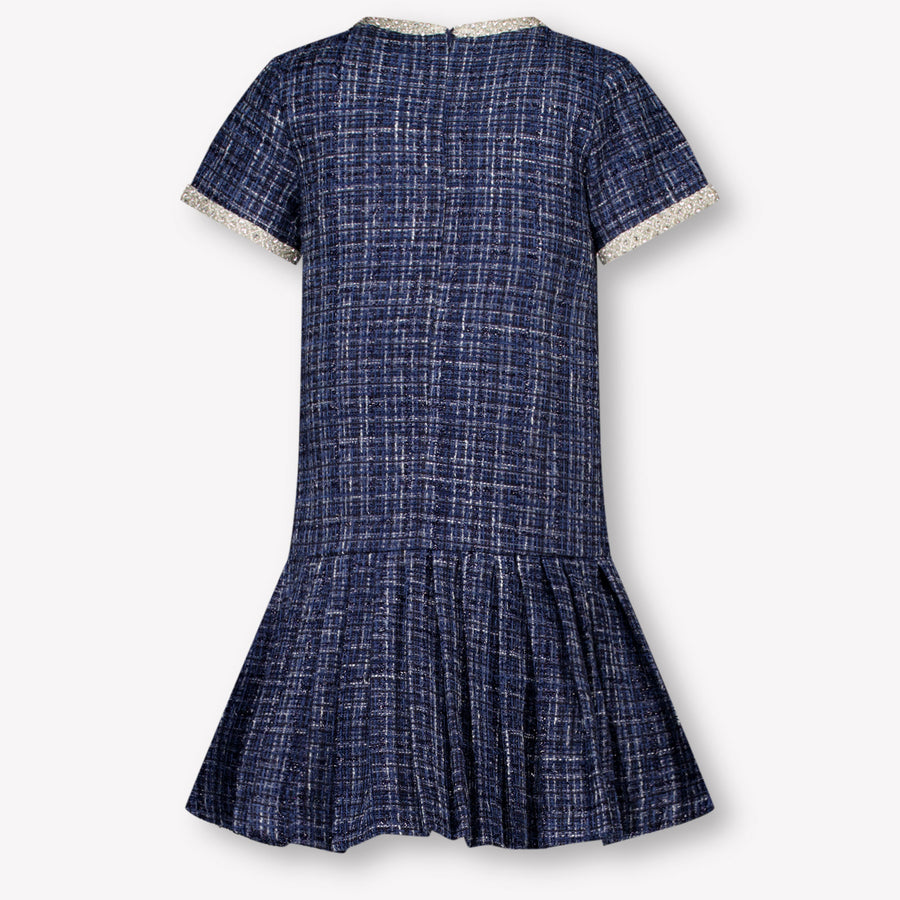 Prinsessefin Kinder Meisjes Jurk In Navy