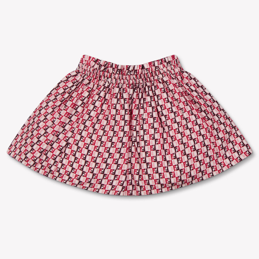 Fendi Baby Meisjes Rokje In Roze
