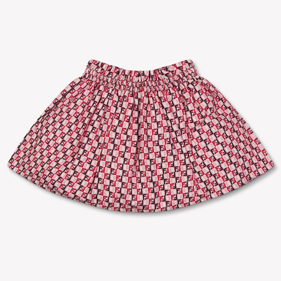 Fendi Baby Meisjes Rokje In Roze