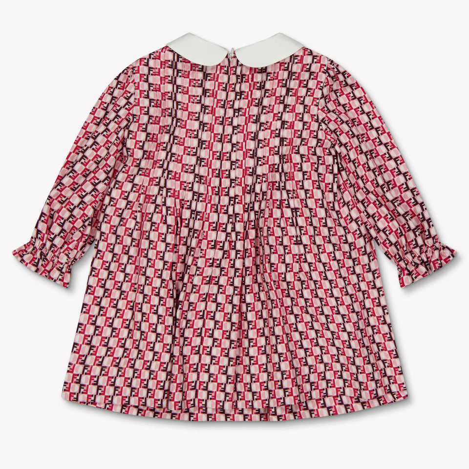 Fendi Baby Meisjes Jurk In Roze