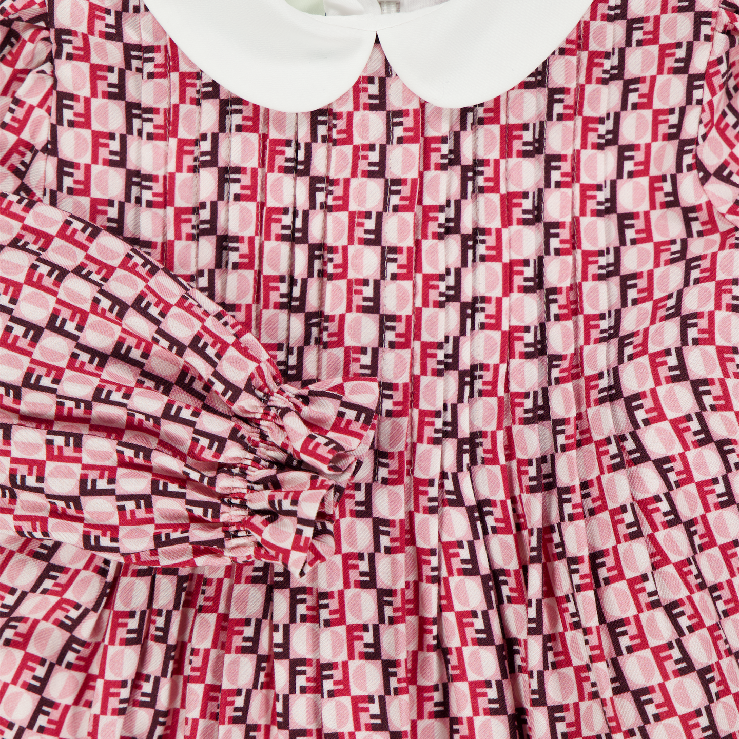 Fendi Baby Meisjes Jurk In Roze