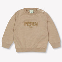 Fendi Baby Unisex Sweater in Light Beige