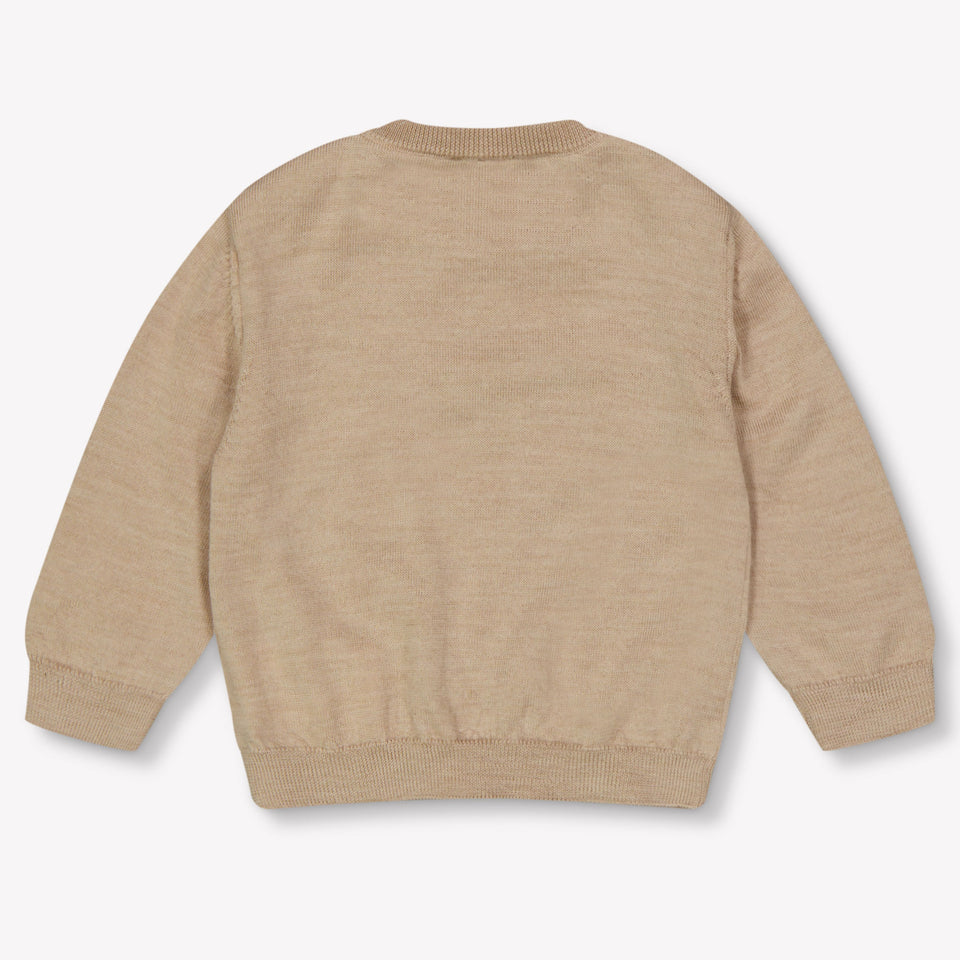 Fendi Baby Unisex Trui In Licht Beige