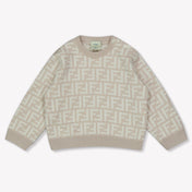 Fendi Baby Unisex Trui In Grijs