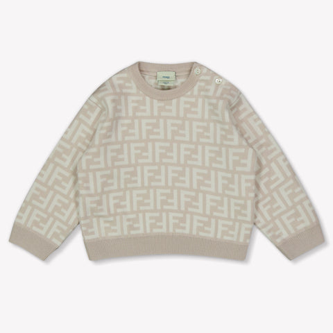 Fendi Baby Unisex Trui In Grijs
