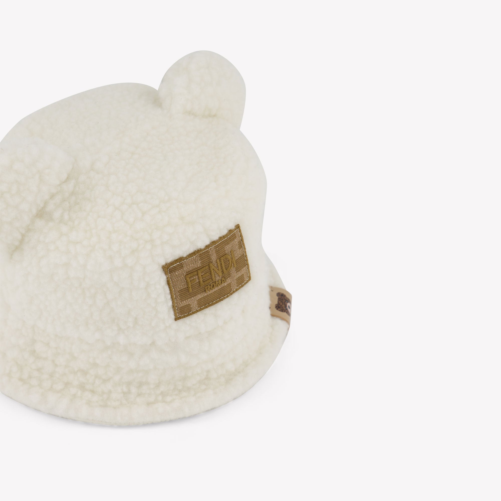 Fendi Baby Unisex Hat in OffWhite