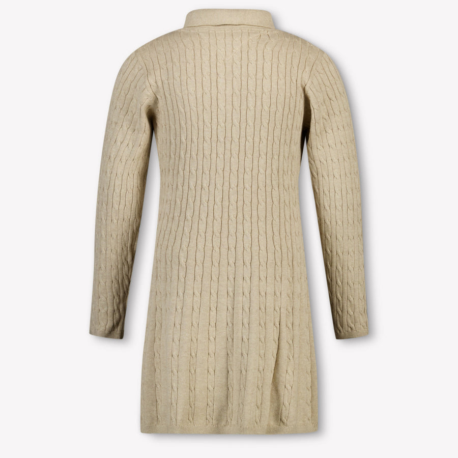 Tommy Hilfiger Kids Girls Dress Beige