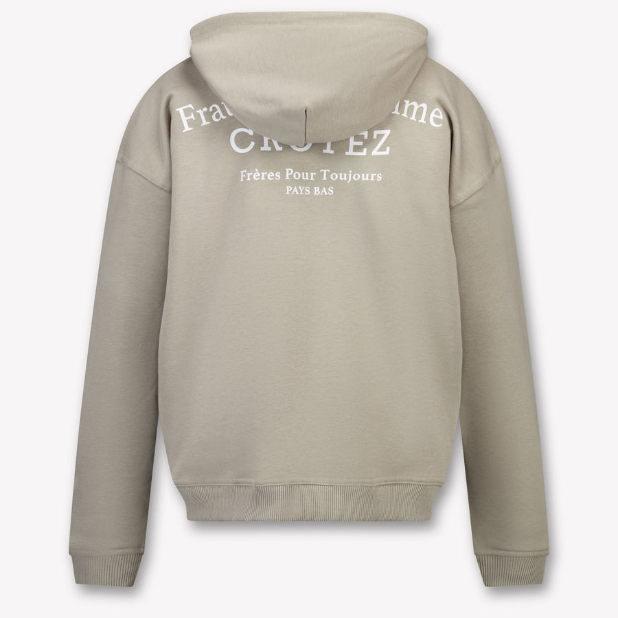 Croyez Kids Boys Cardigan In Beige
