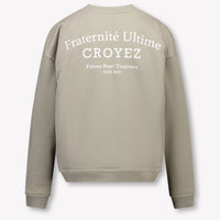 Croyez Kids Boys Sweater in Olive Green