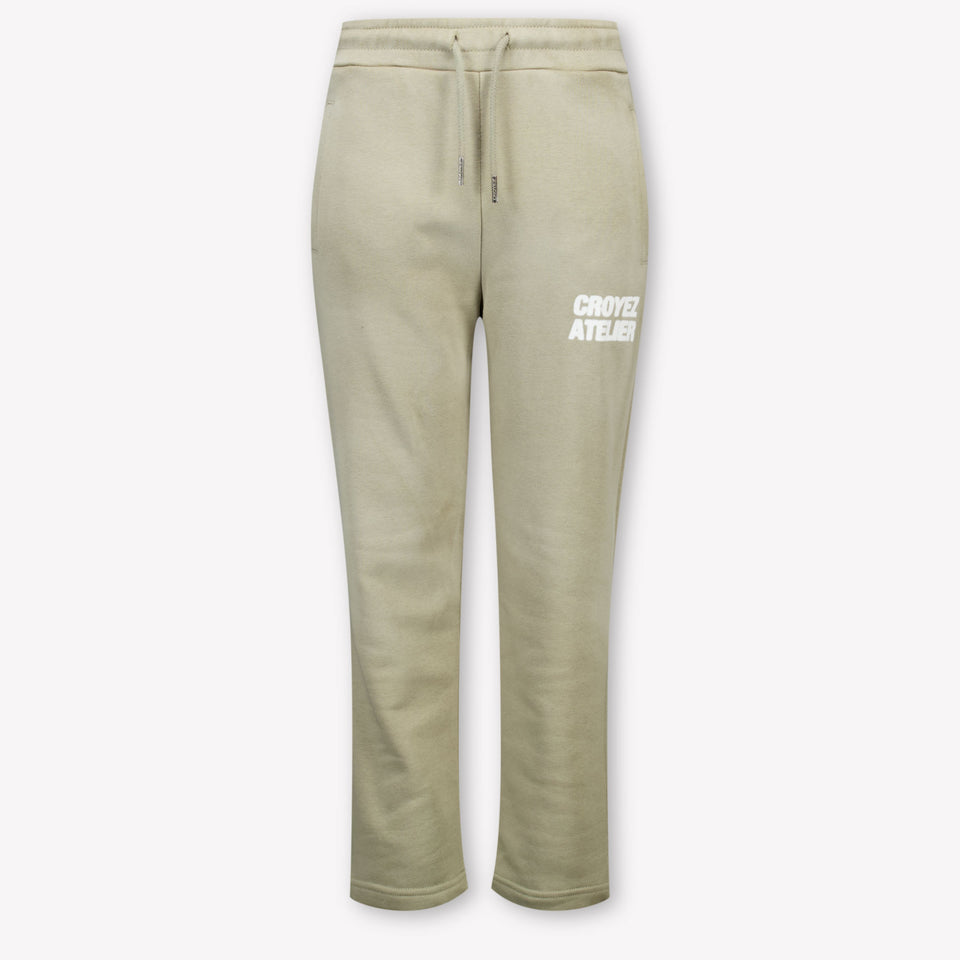 Croyez Kinder Jongens Broek In Olijf Groen