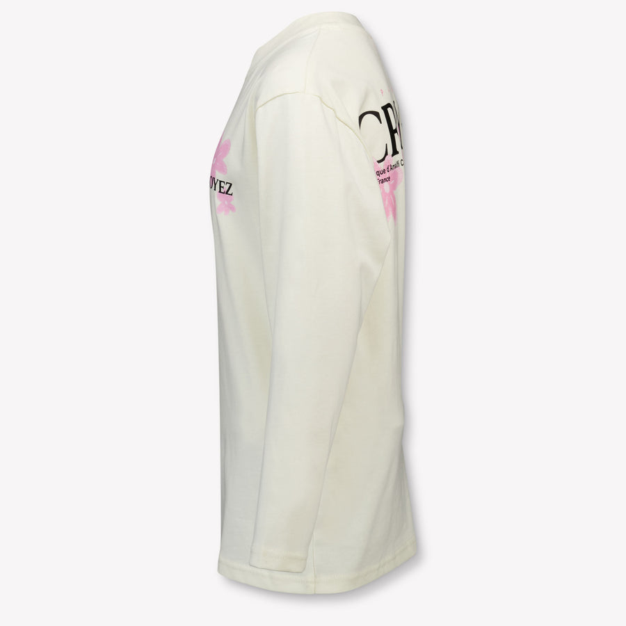 Croyez Kinder Jongens T-Shirt In Off White