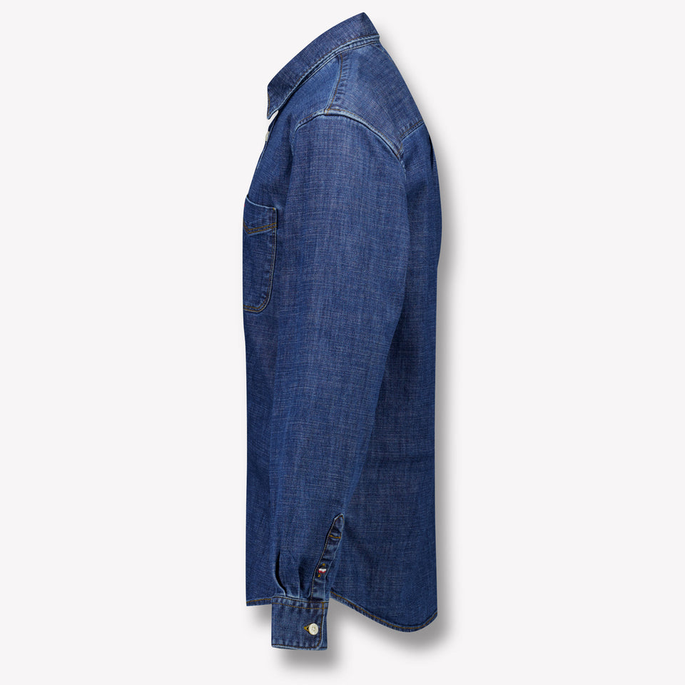 Tommy Hilfiger Kinder Jongens Blouse In Blauw