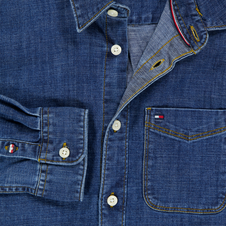 Tommy Hilfiger Kinder Jongens Blouse In Blauw