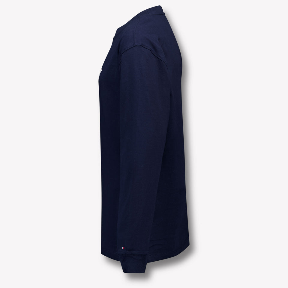 Tommy Hilfiger Kinder Jongens T-Shirt In Navy