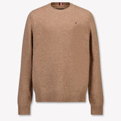 Tommy Hilfiger Kids Boys Sweater in Camel