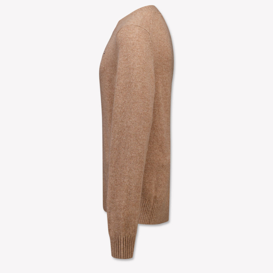 Tommy Hilfiger Kids Boys Sweater in Camel