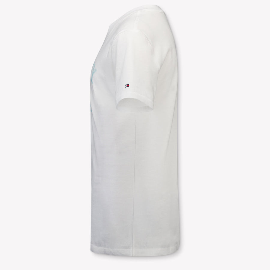 Tommy Hilfiger Kinder Jongens T-Shirt In Wit