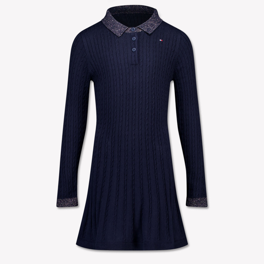 Tommy Hilfiger Kids Girls Dress Navy