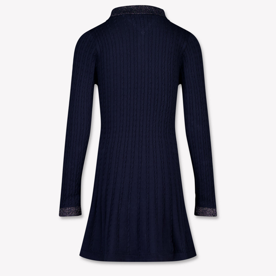 Tommy Hilfiger Kids Girls Dress Navy