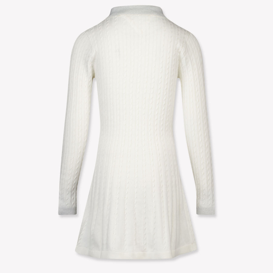 Tommy Hilfiger Kids Girls Dress OffWhite