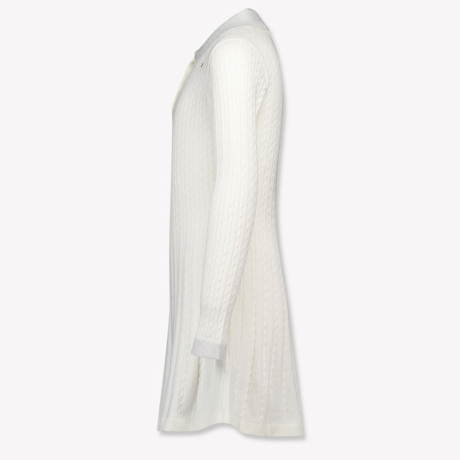 Tommy Hilfiger Kids Girls Dress OffWhite