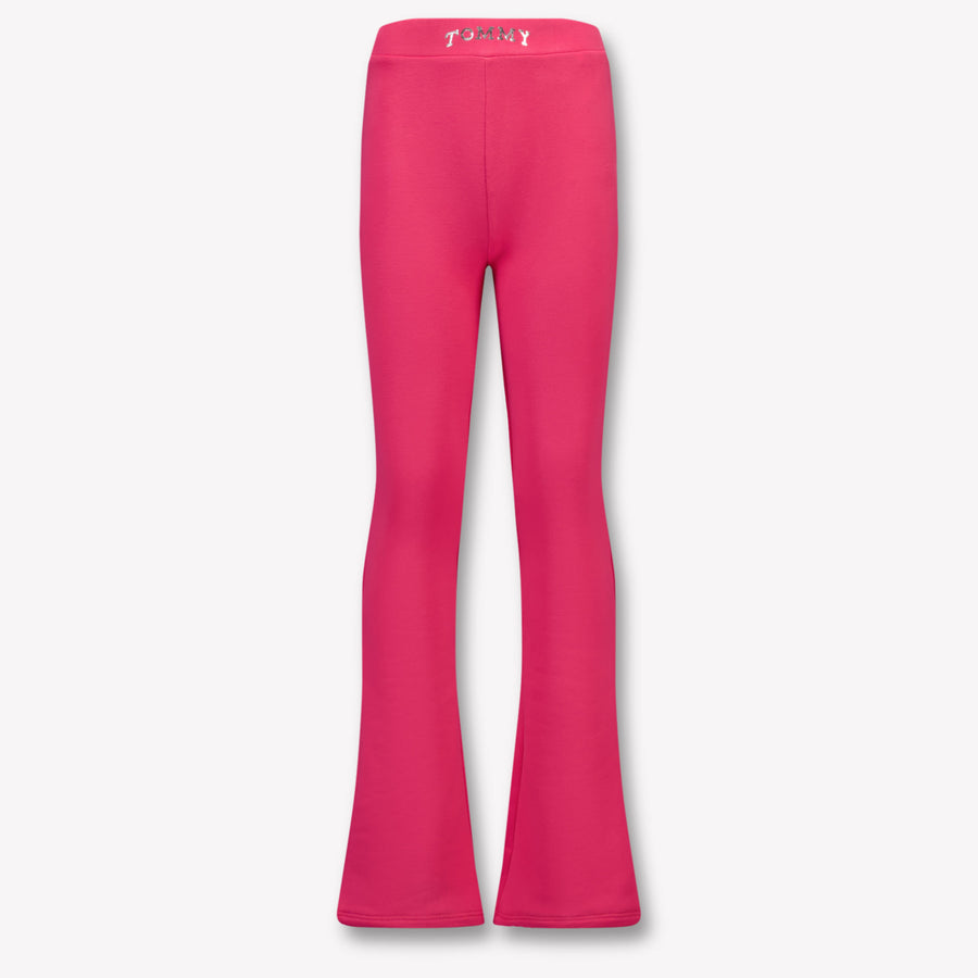 Tommy Hilfiger Girls Legging in Dark Pink