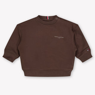 Tommy Hilfiger Baby Unisex Trui In Bruin