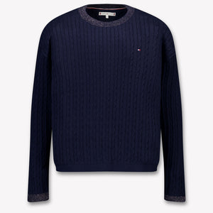 Tommy Hilfiger Kinder Meisjes Trui In Navy