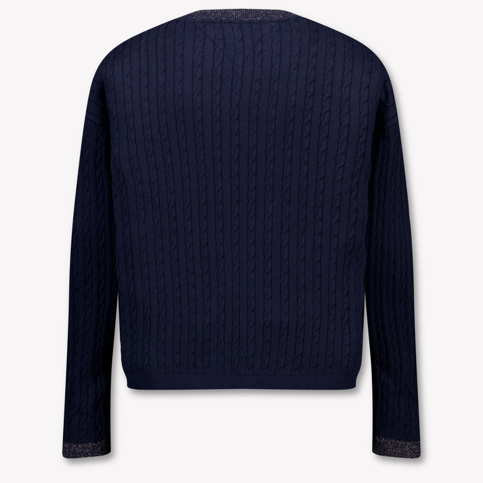 Tommy Hilfiger Kids Girls Sweater in Navy