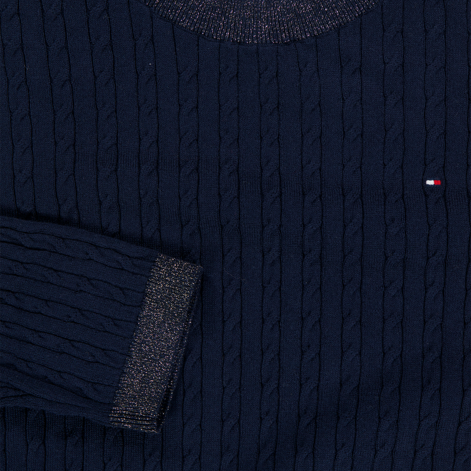 Tommy Hilfiger Kids Girls Sweater in Navy